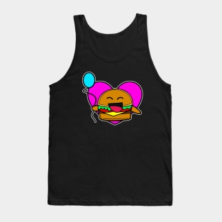 Cheeseburger Happy Meal Fast Food Gift Tank Top